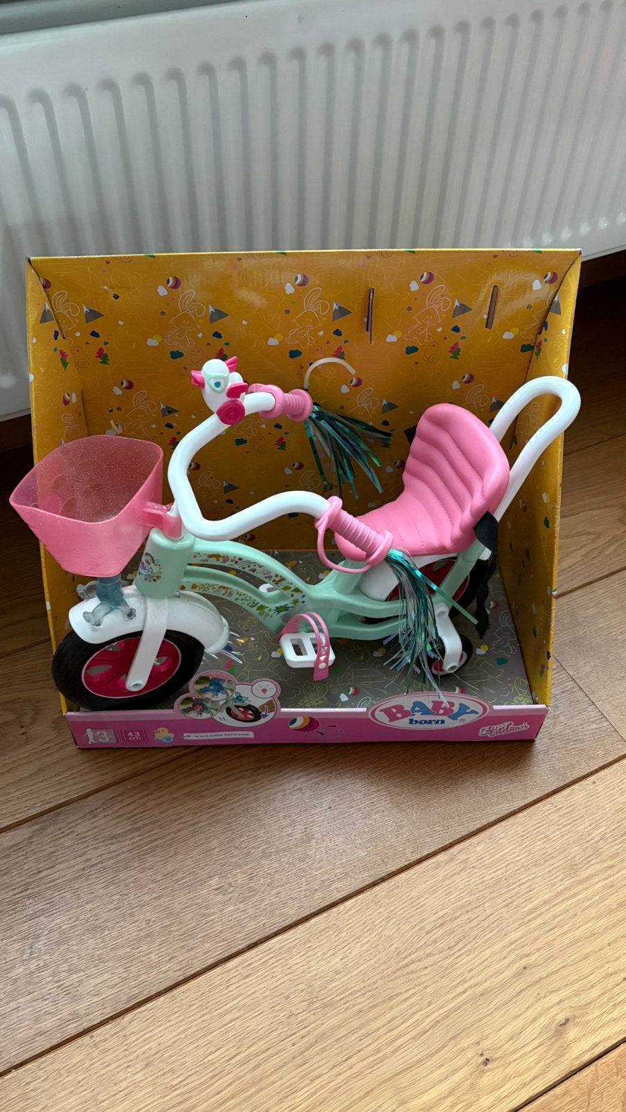 Fiets babyborn ( zaph creations), Kinderen en Baby's, Ophalen of Verzenden, Zo goed als nieuw