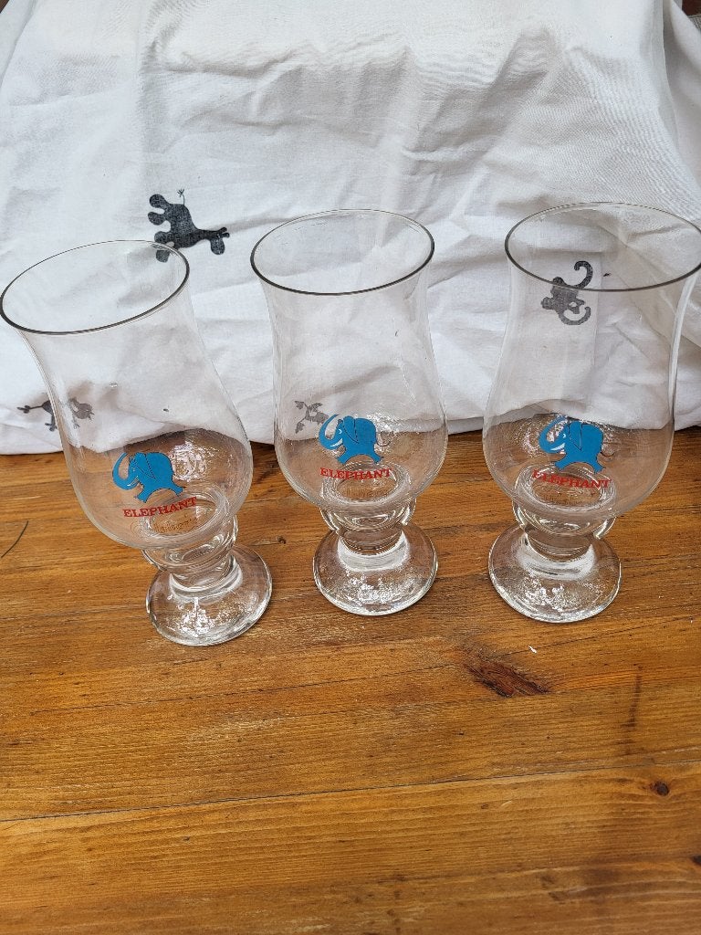 Carlsberg Elephant glas, Collections, Enlèvement, Utilisé, Verre à bière