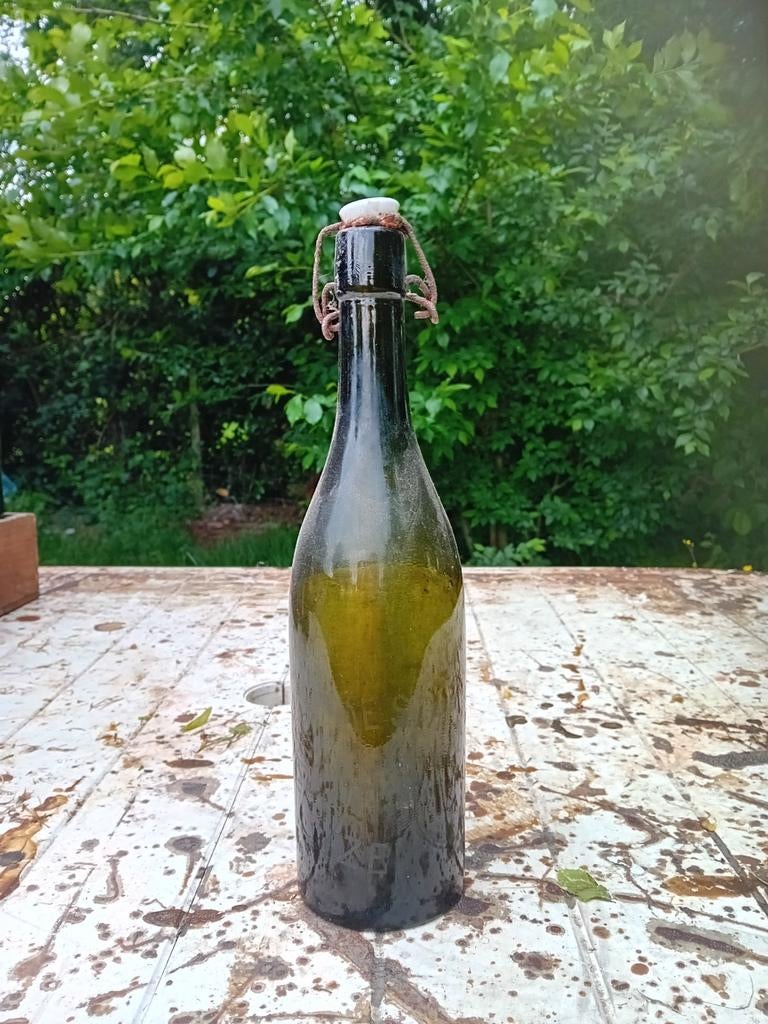 Oude vintage bierfles Karel de Stroo Zele, Enlèvement ou Envoi