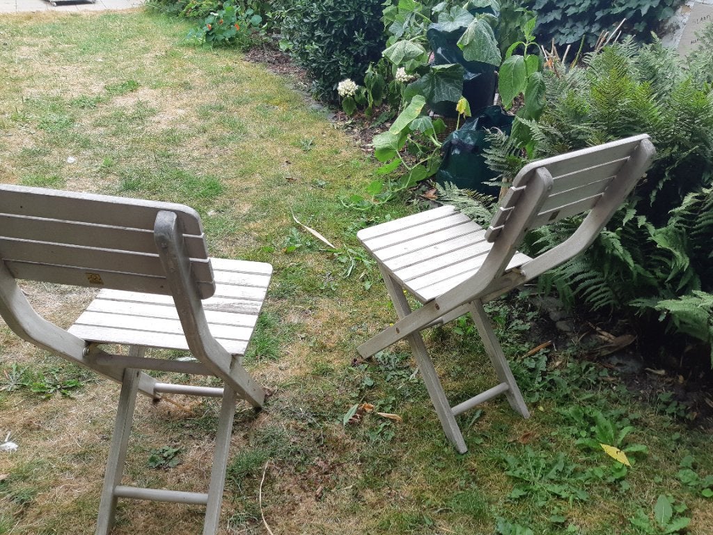 Tuinstoeltjes, Jardin & Terrasse, Chaises de jardin, Enlèvement, Utilisé, Pliant