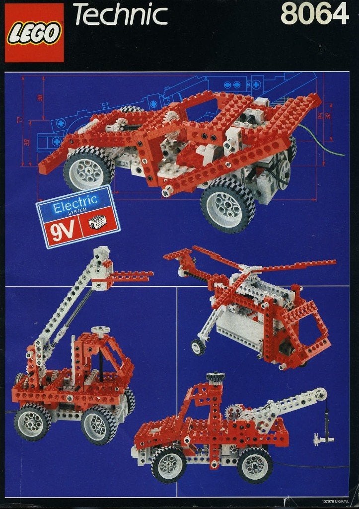 LEGO Technic 8064: Universal Motor Set, Enlèvement ou Envoi, Utilisé, Lego, Technic