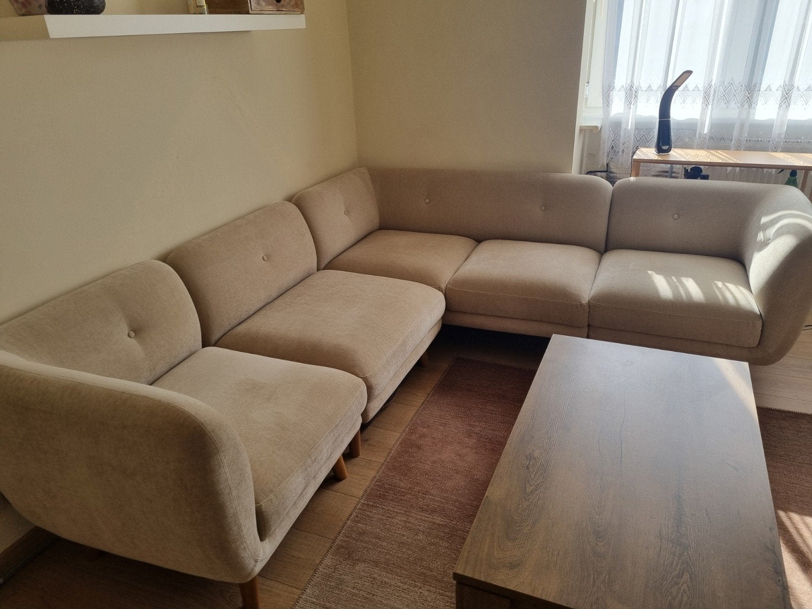 Zitbank SOFACOMPANY, Huis en Inrichting, Zetels | Zetels, Ophalen, 250 tot 300 cm, Hoekbank, 75 tot 100 cm