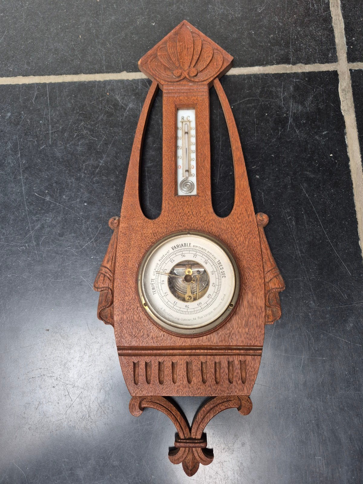 barometer en thermometer, Audio, Tv en Foto, Weerstations en Barometers, Ophalen of Verzenden, Gebruikt, Barometer