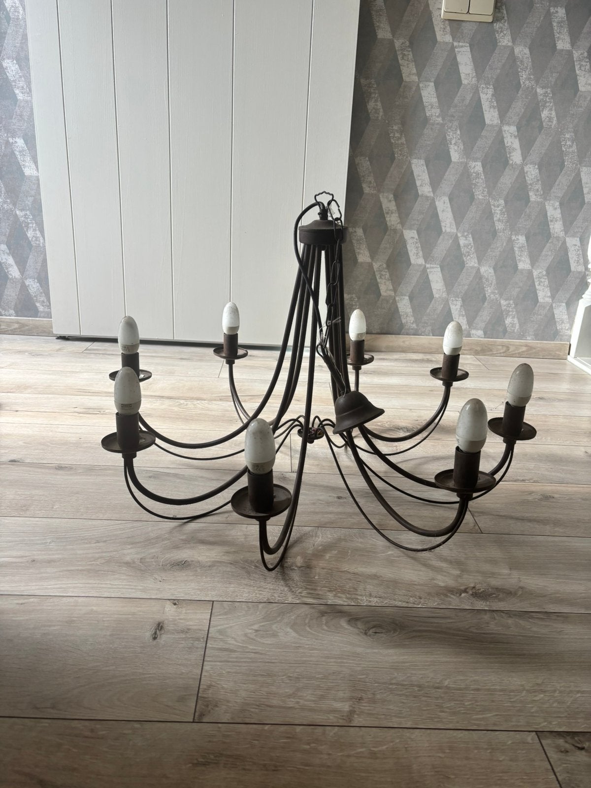 Kroonluchter, Maison & Meubles, Lampes | Lustres, Enlèvement, Utilisé, Autres matériaux