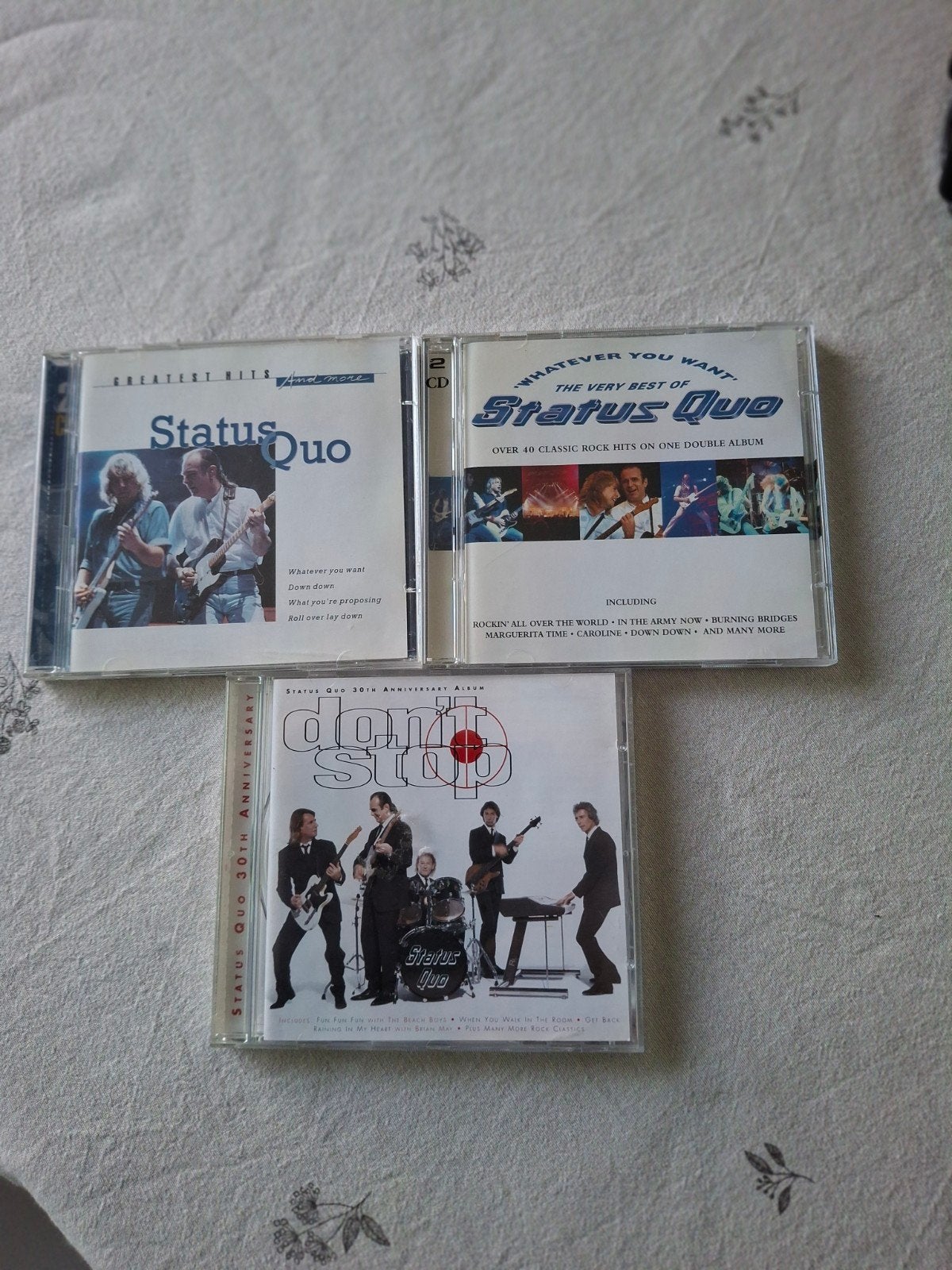 Statu quo du CD : 1,5 euro par CD, CD & DVD, Enlèvement ou Envoi