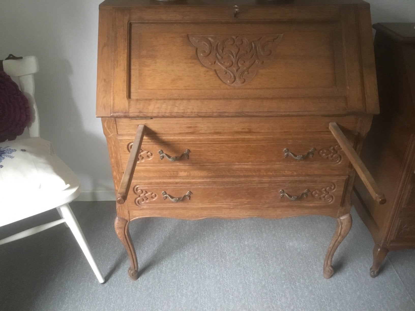 Oude secretaire, Maison & Meubles, Armoires | Secrétaires, Enlèvement, Utilisé