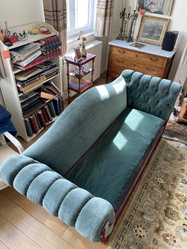 lot canapé et fauteuil, 200 à 250 cm, Banc droit, Enlèvement, Utilisé