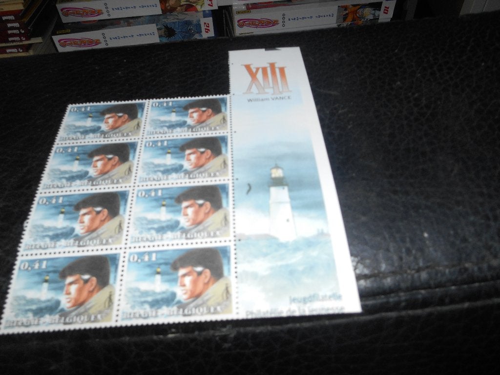 Lot de 8 timbre Belge XIII ( BD), Enlèvement ou Envoi