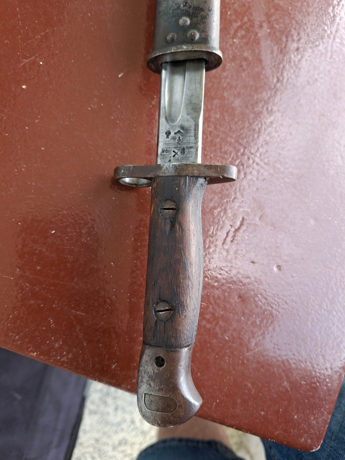 bayonet ww1 Anglais avec fourreau, Collections, Enlèvement ou Envoi