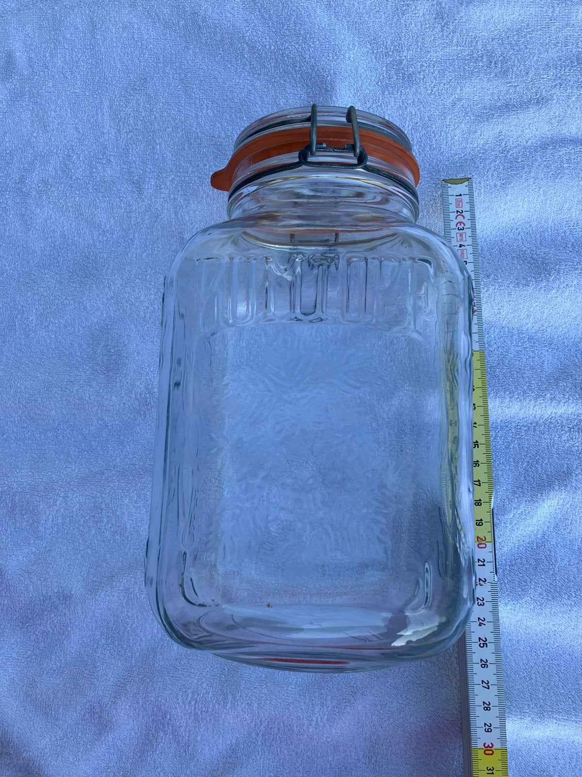 Bokaal 3,5 liter, Oranje, Overige typen, Ophalen of Verzenden, Zo goed als nieuw