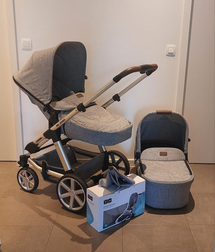 Combi kinderwagen ABC Design Condor. Graphite Grey, Kinderen en Baby's, Kinderwagens en Combinaties, Ophalen, Kinderwagen