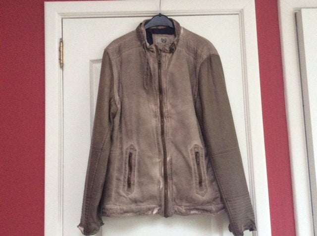 Te koop heren jas maat L, Kleding | Heren, Bruin, Ophalen of Verzenden, Zo goed als nieuw, Andere