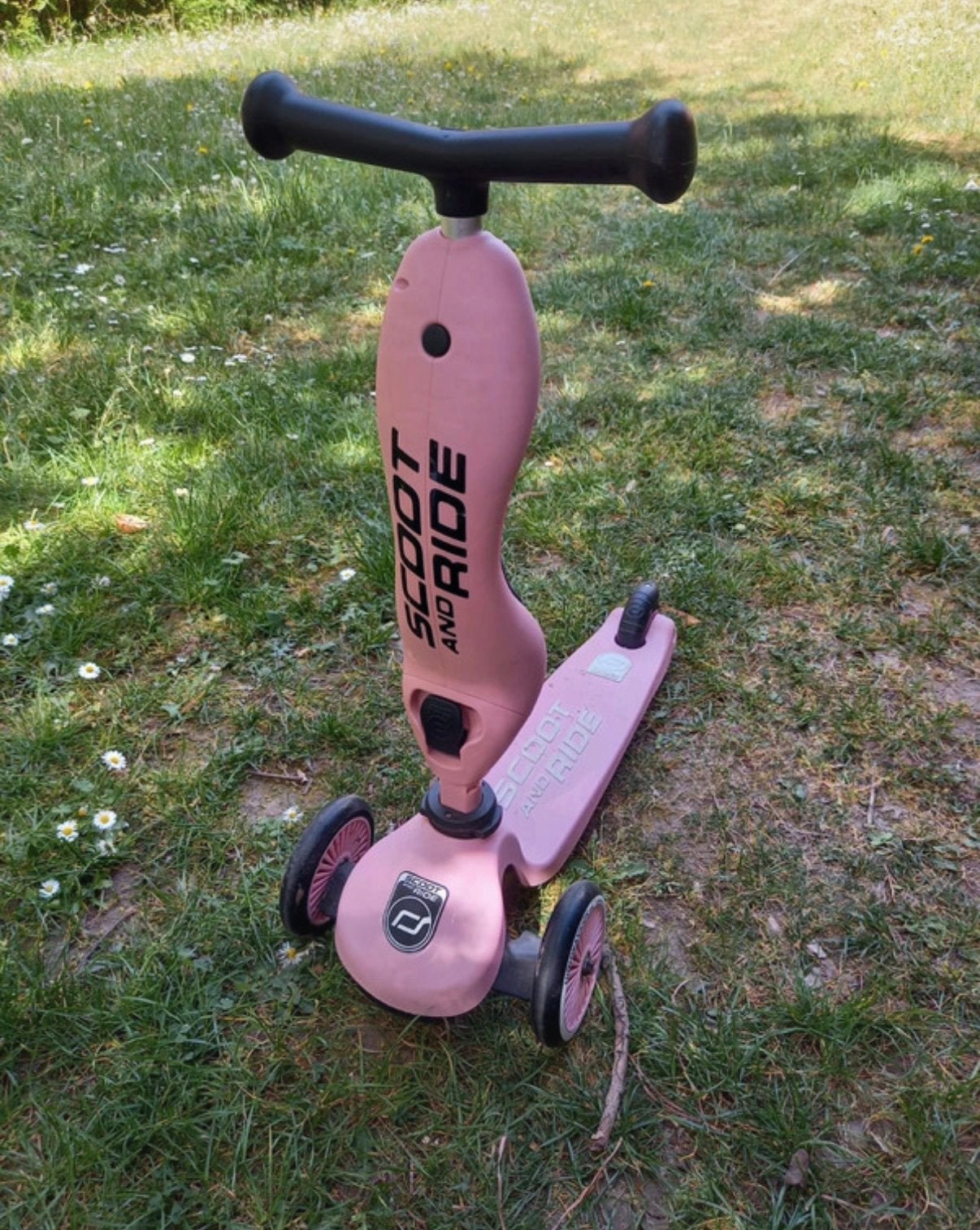 Trottinette scoot & ride rose, Ophalen, Gebruikt