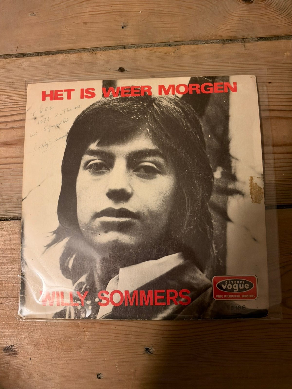 Willy sommers/het is weer morgen, CD & DVD, Signé, Enlèvement, Comme neuf