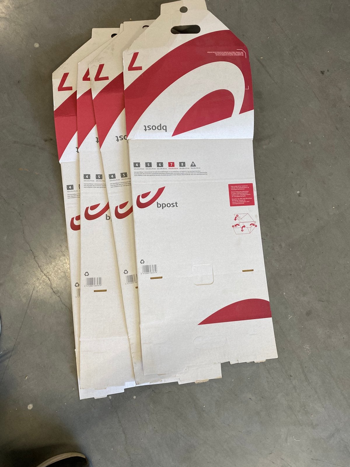 Enveloppen, Ophalen, Nieuw