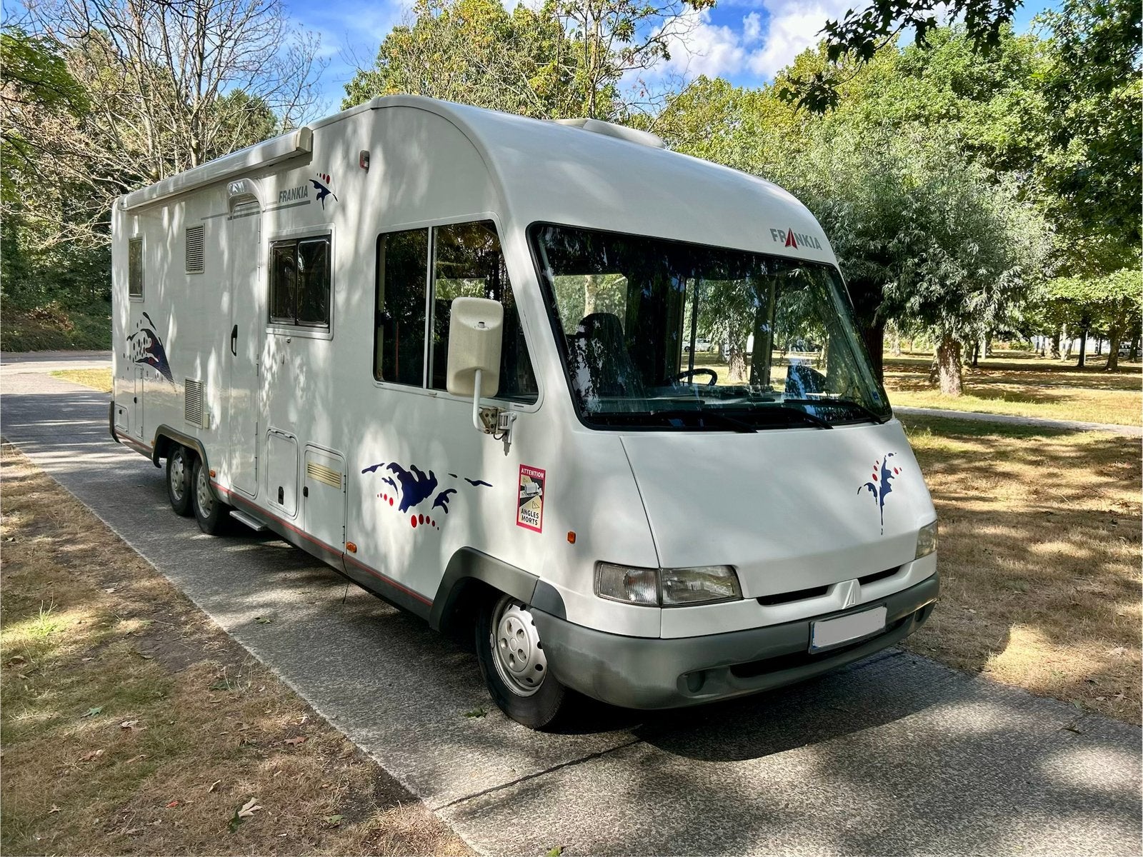 Fiat Frankia l 800 in top conditie 12m garantie, Caravans en Kamperen, Integraal, Ringverwarming, Fiat, Particulier