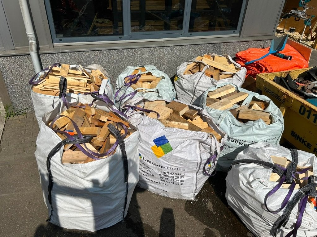 Big bags resthout - Haardhout - Schoon hout, Jardin & Terrasse, Bois de chauffage, Bûches, Autres essences de bois, Moins de 3 m³
