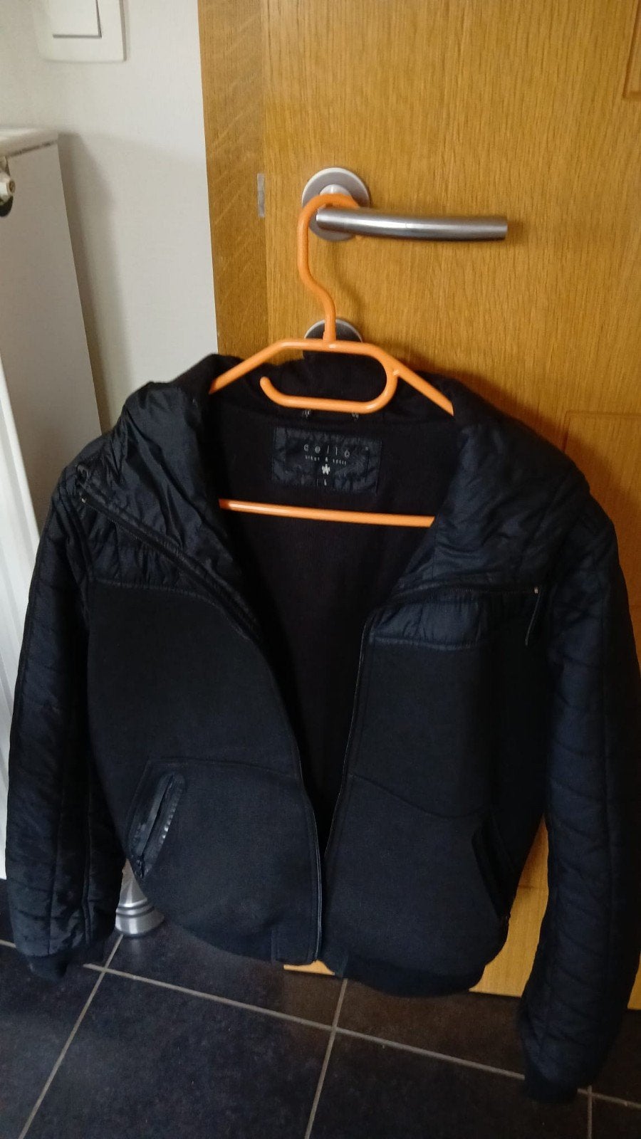 veste large celio, Enlèvement, Noir