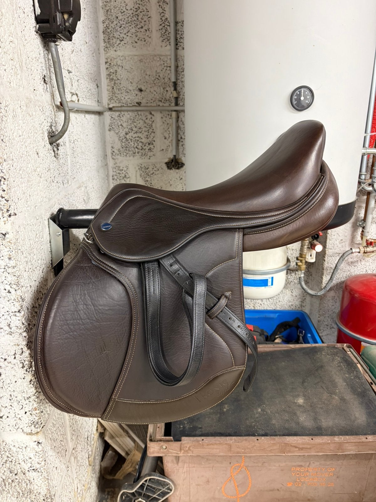 Ikonic veelzijdigheid zadel 17 inch, Dieren en Toebehoren, Ophalen, Gebruikt
