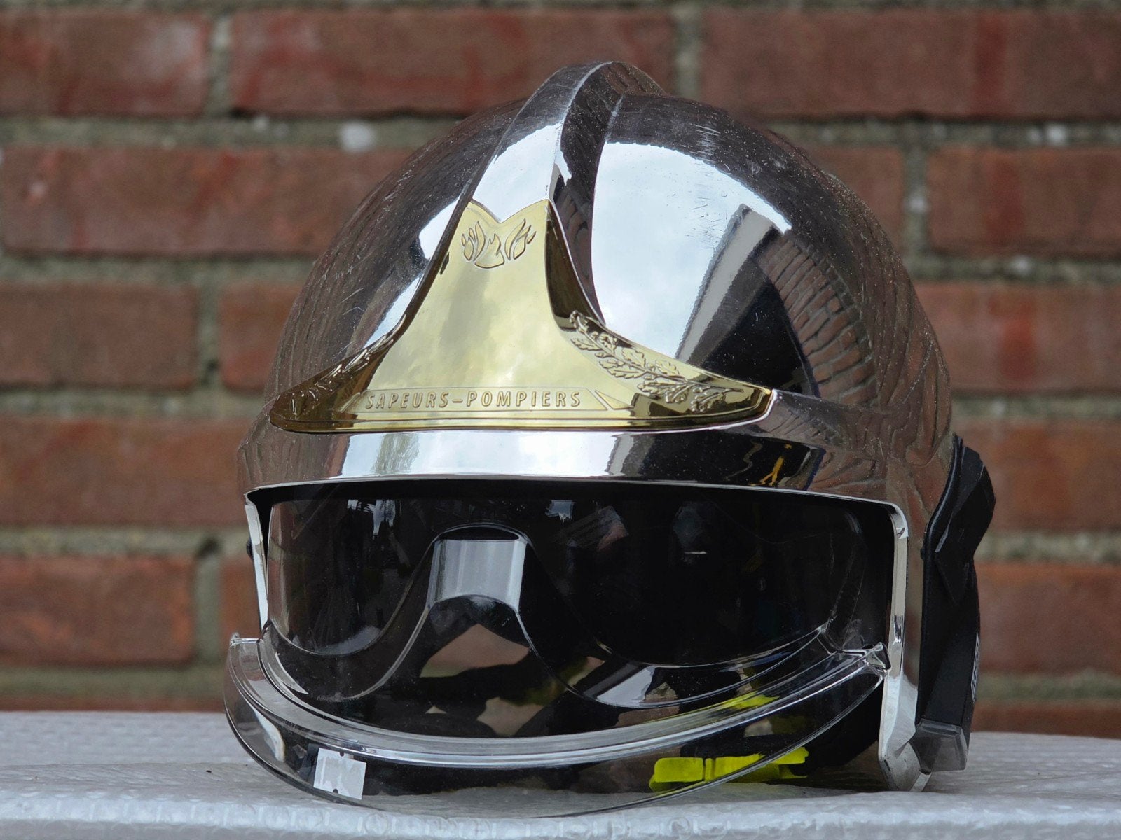Casque de sapeurs-pompiers France casque pompier MSA F1XF M, Collections, Enlèvement ou Envoi