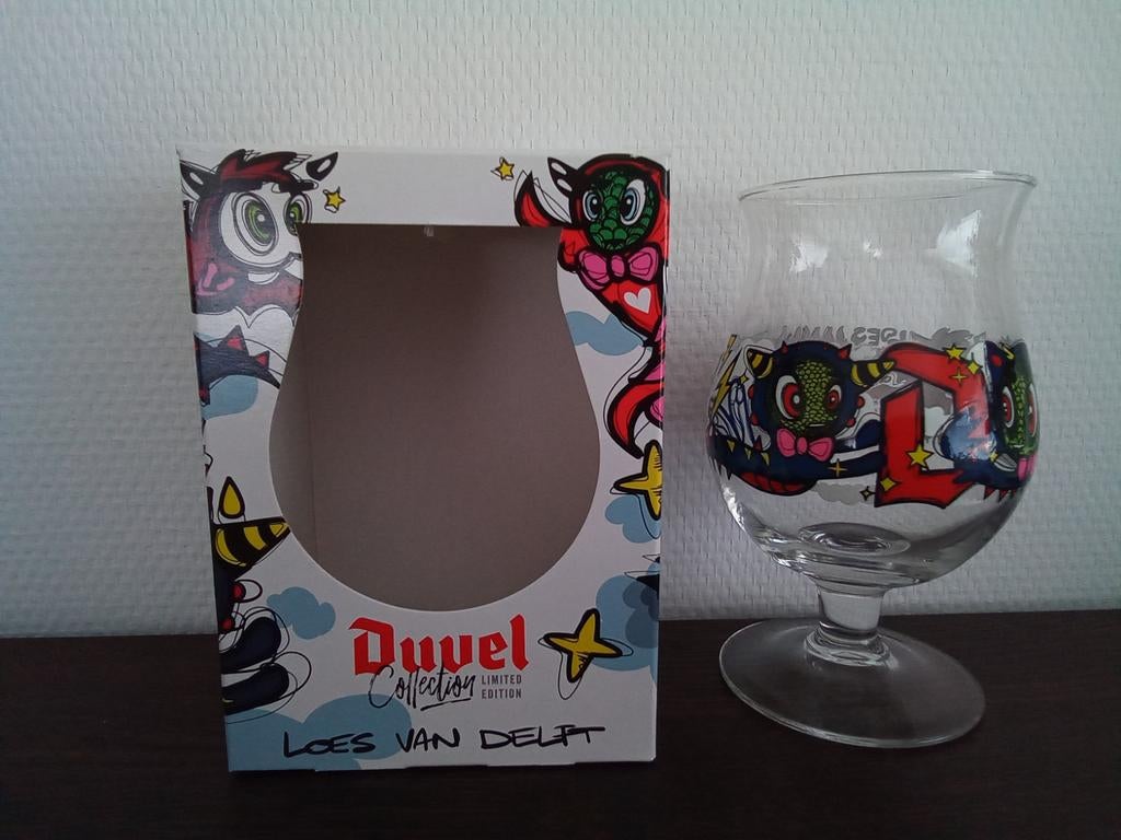 Duvelglas Loes van delft, Ophalen of Verzenden