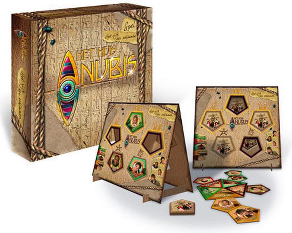 Gezelschapspel Studio 100 Anubis rijk der schimmen spel, Trois ou quatre joueurs, Enlèvement, Comme neuf