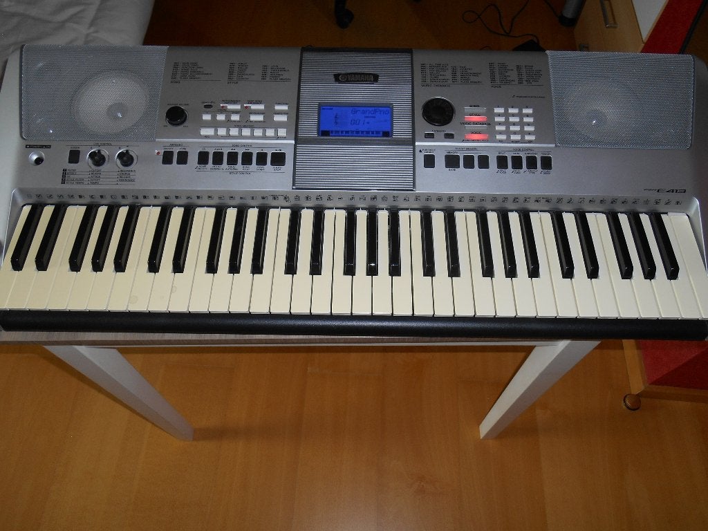 keyboard Yamaha met voet - pedaal - poweradapter, Ophalen, Yamaha
