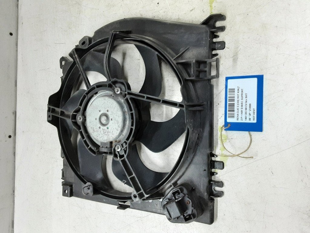 KACHEL VENTILATORMOTOR Clio III (BR / CR) (1831442016), Gebruikt, Renault