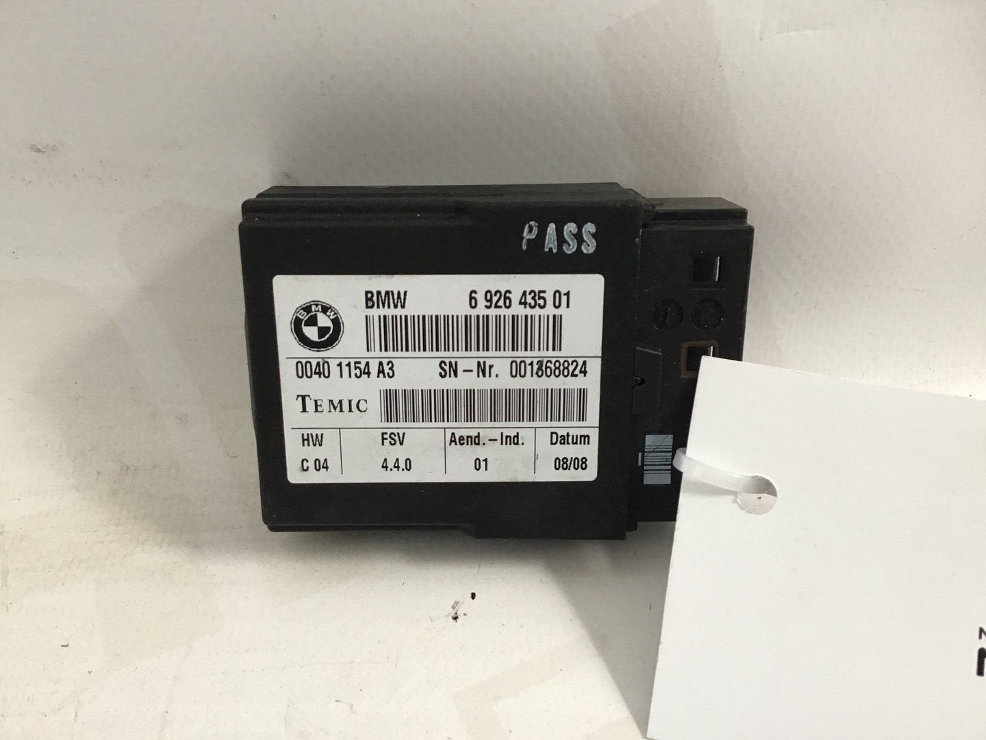 Computer stoel BMW E81 6926435, Autos : Pièces & Accessoires, Électronique & Câbles, Utilisé, Enlèvement ou Envoi