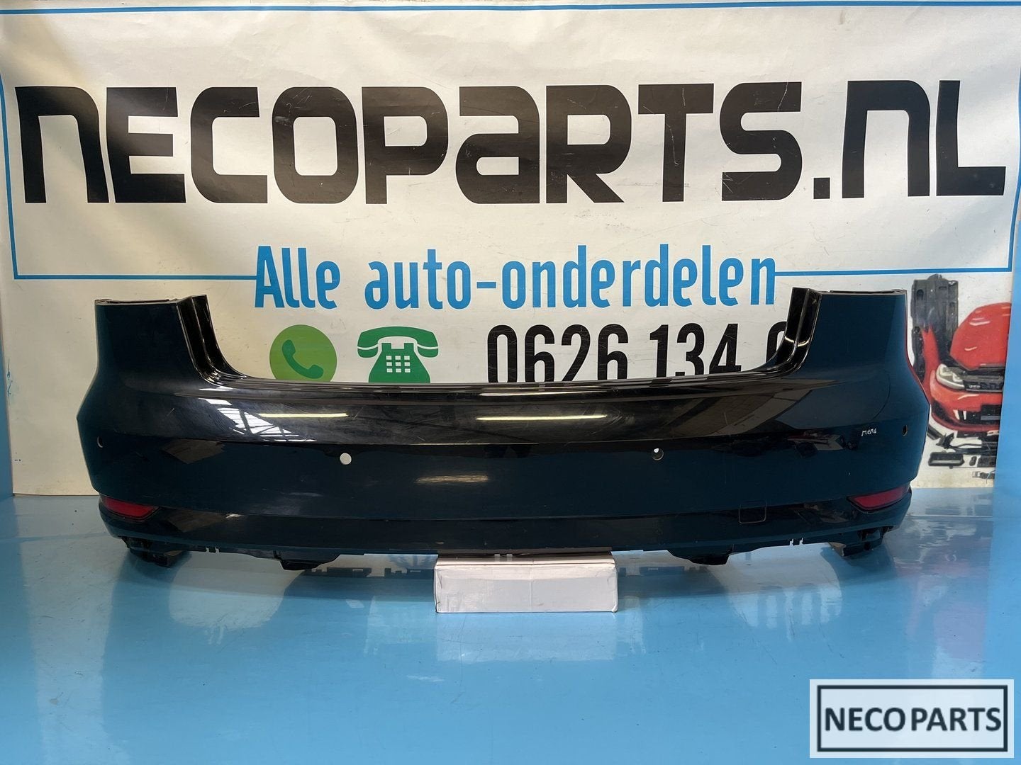 AUDI A3 S LINE 8V5 LIMOUSINE SEDAN BUMPER ORIGINEEL, Gebruikt, -, -, Achter