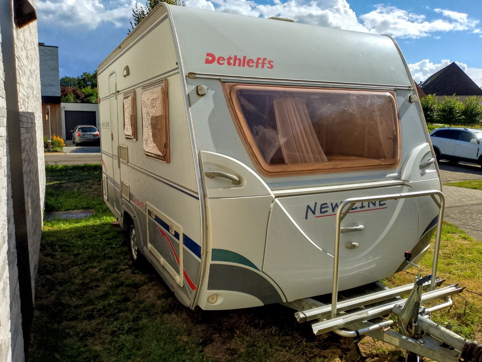 Dethleffs New Line 425 th 2005 te koop!, Caravans en Kamperen, Caravans, Standaardzit, Dwarsbed, 750 - 1000 kg, Particulier