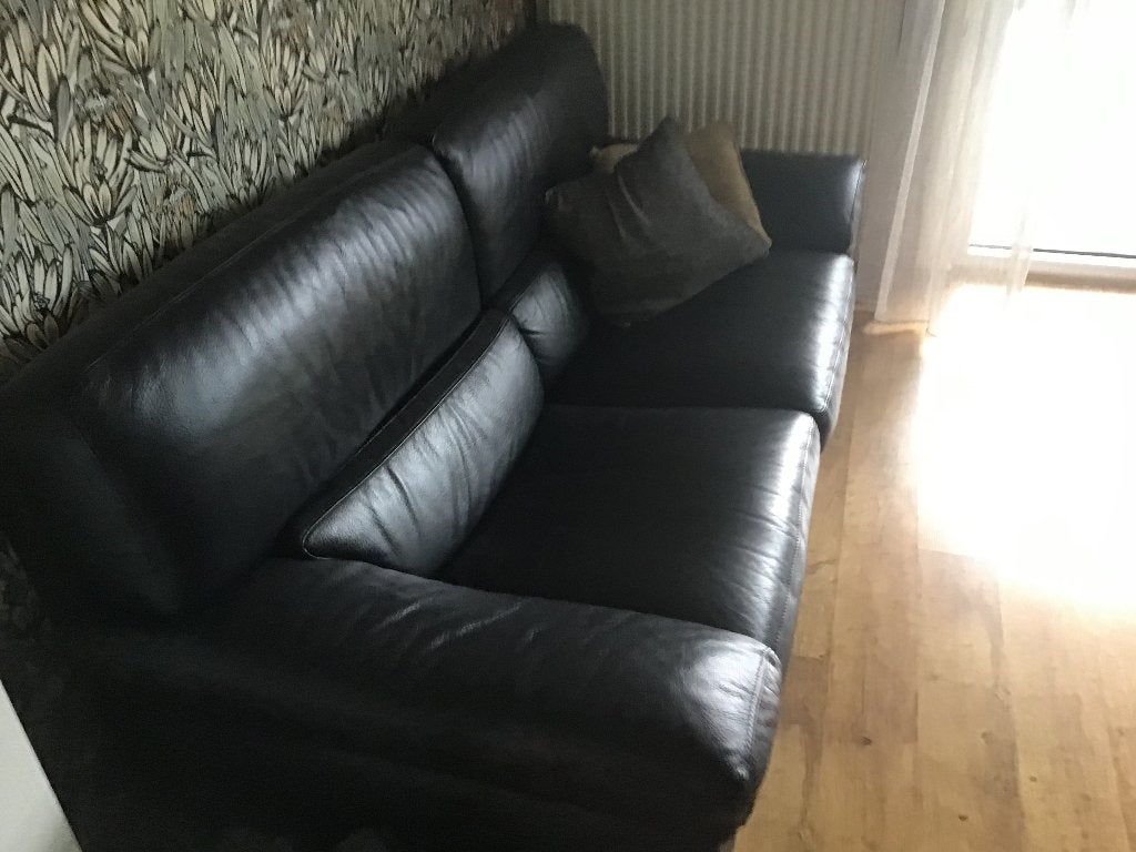 Zetel, Huis en Inrichting, Ophalen, Gebruikt, Leer