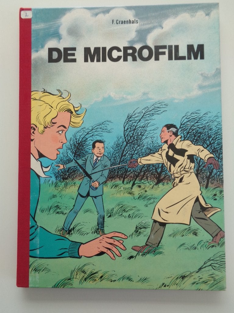 Pom en Teddy - De Microfilm - HC 2e dr. 1984, Ophalen of Verzenden