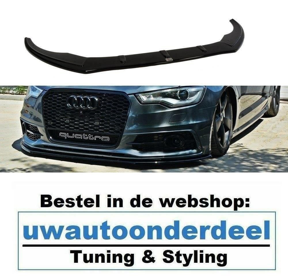 Maxton Spoiler Voorspoiler Lip Splitter Voor Audi A6 S6 C7, Verzenden