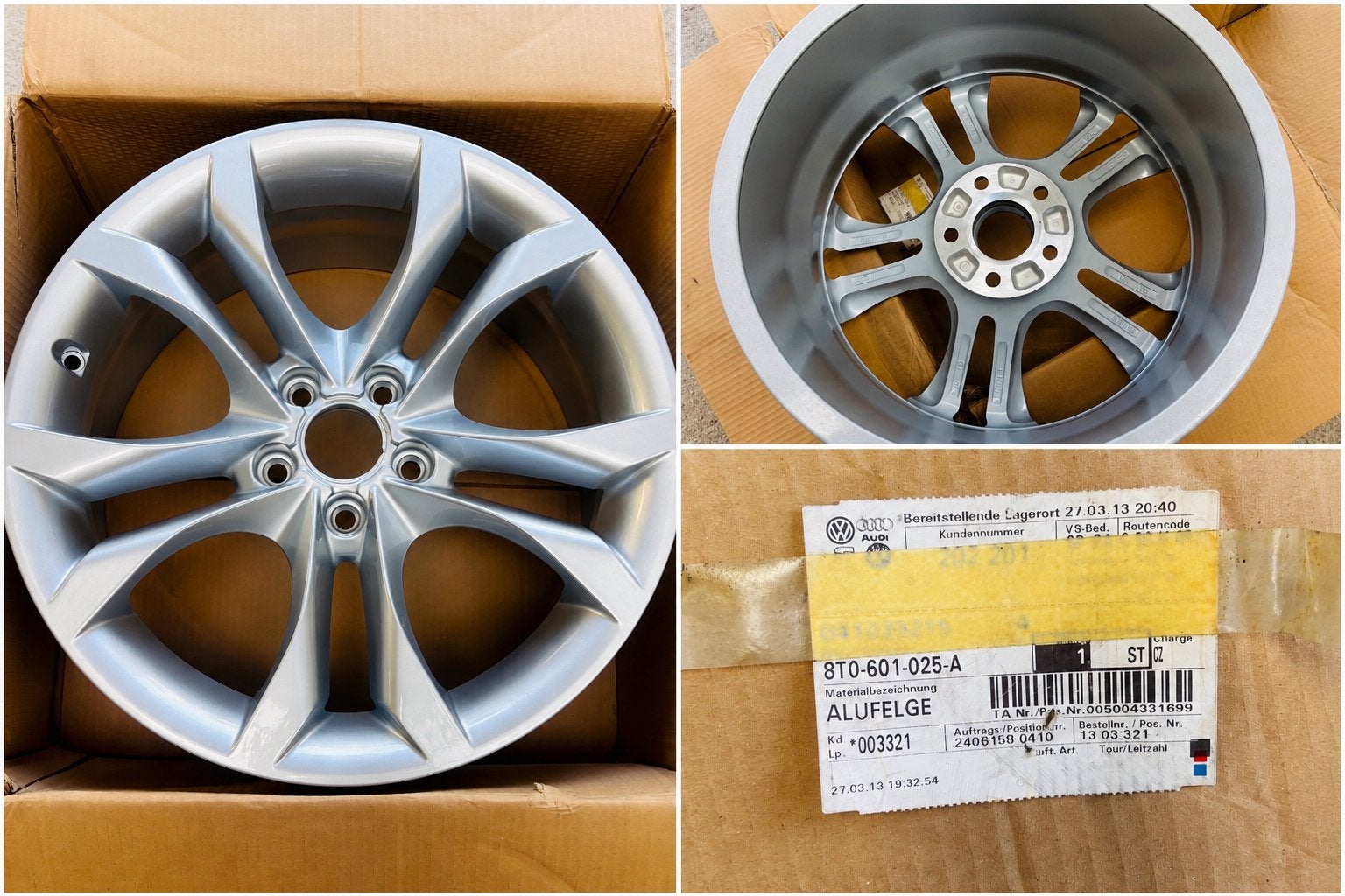 1 Nieuwe originele Audi-velg - 18 inch - 8TO 601 025 A, Auto-onderdelen, Banden en Velgen, Ophalen, 18 inch