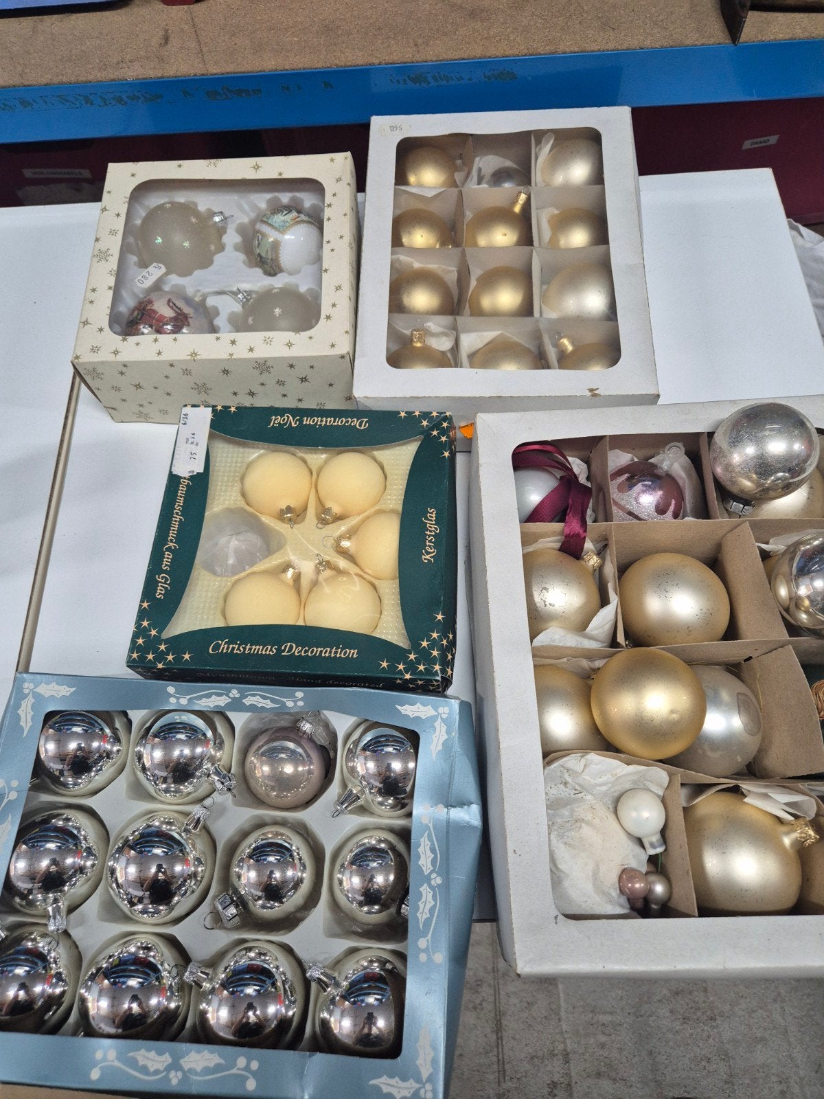 Lot glazen kerstballen, Diversen, Kerst, Ophalen of Verzenden
