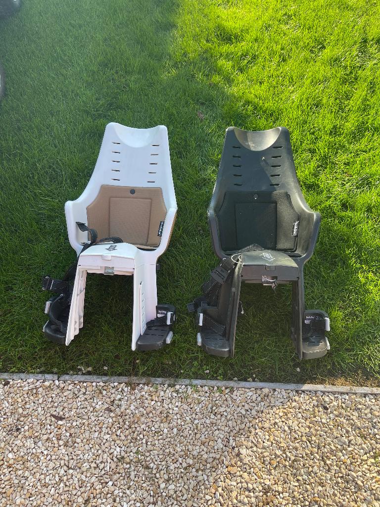 2 fietsstoelen, Ophalen, Gebruikt, Achterzitje