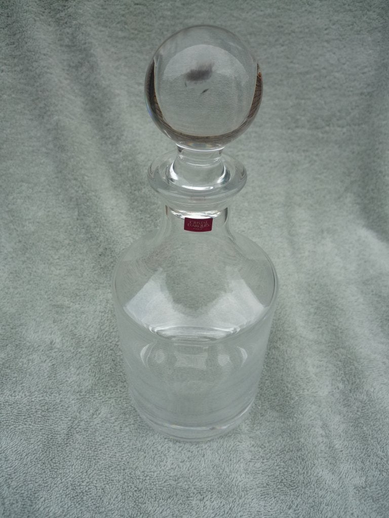 Belle carafe design Cristal d'arques Paris, Enlèvement ou Envoi, Comme neuf, Cristal, Verre ou Verres