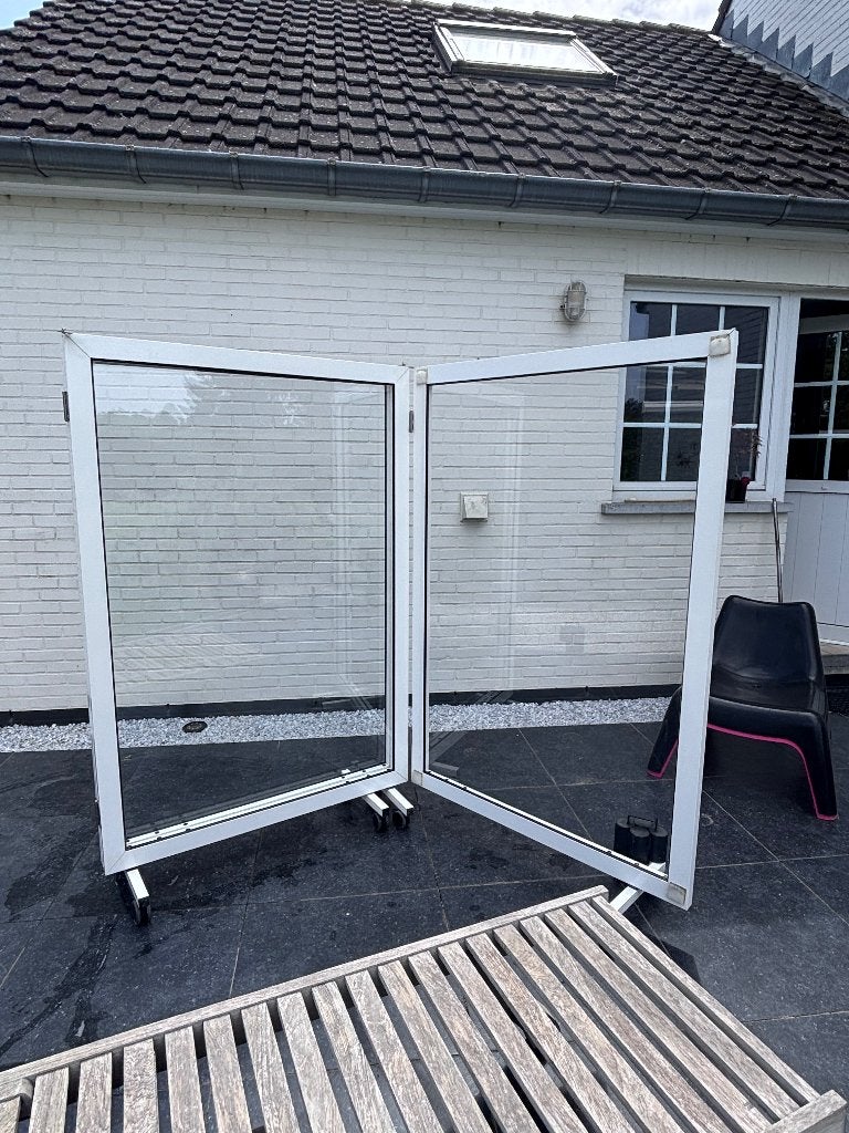 windscherm, Tuin en Terras, Tuinschermen, Ophalen, Aluminium, Zo goed als nieuw, 200 cm of meer