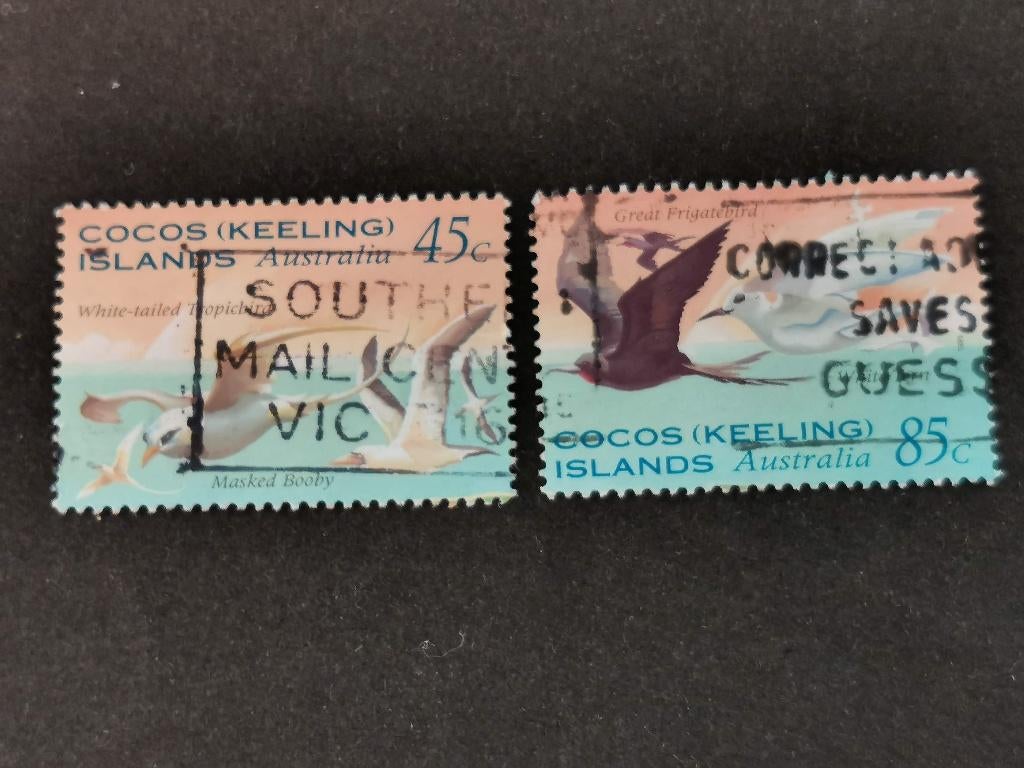 Îles Cocos Keeling 1995 - oiseaux (du bloc), Envoi, Affranchi