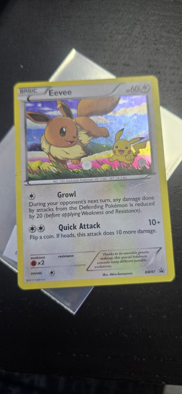 eevee  bw97 engelse kaart, Hobby en Vrije tijd, Ophalen of Verzenden