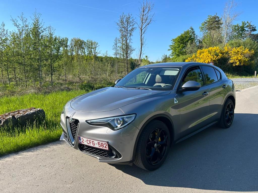 Alfa romeo stelvio, Auto's, Alfa Romeo, Automaat, Achterwielaandrijving, 4 cilinders, Bruin