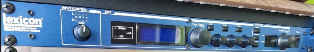 Lexicon MX300 stereo reverb effect processor rack, Muziek en Instrumenten, Effecten, Ophalen, Zo goed als nieuw, Reverb