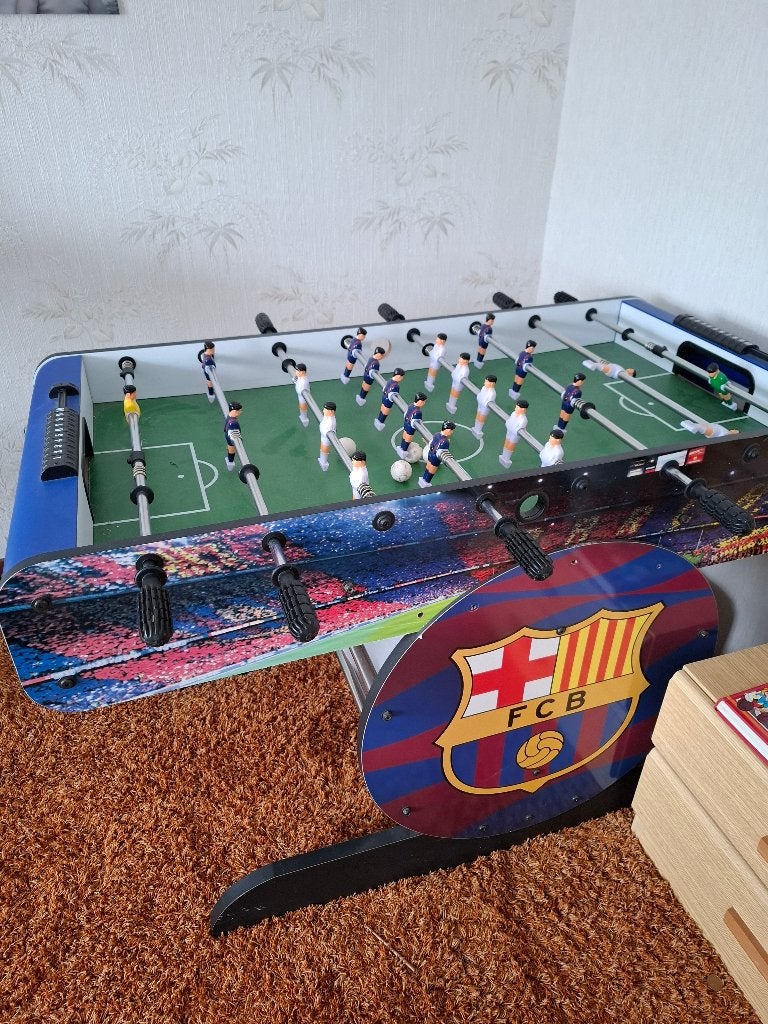 Voetbaltafel FCB, Enlèvement