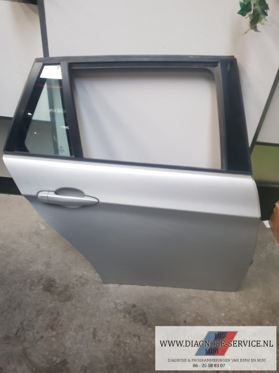 BMW 3er E91 rechts achter deur portier RA zilver, Auto-onderdelen, Ophalen, Gebruikt, -, Deur