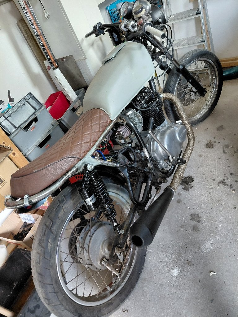 Honda CJ250T caferacer project 95%voltooid, 250 cc, 2 cilinders, Gebruikt, Overig