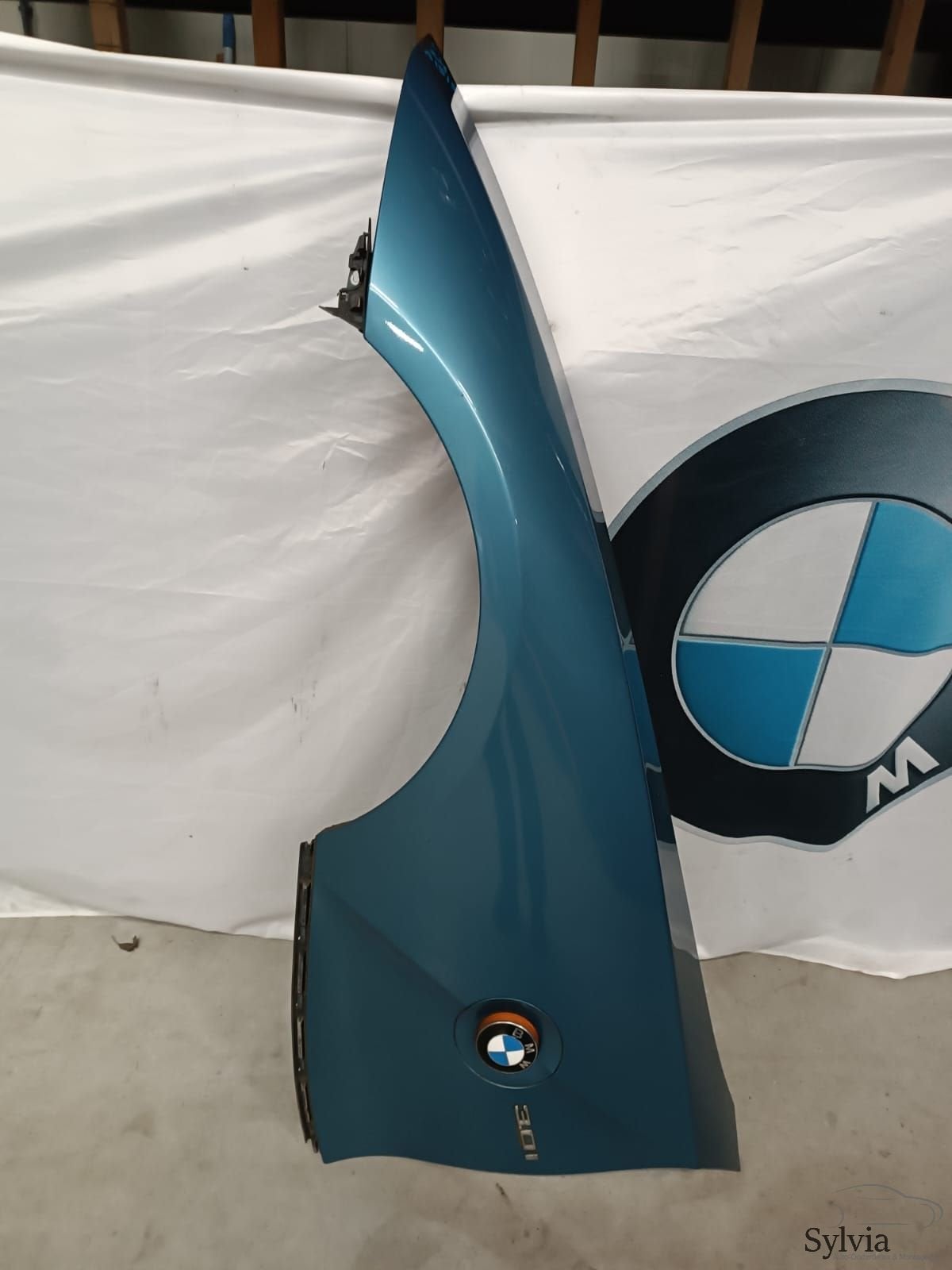 Voorscherm Links voor Spatbord BMW Z4 E85 E86 Maladivenblauw, -, Garde-boue, Utilisé, -