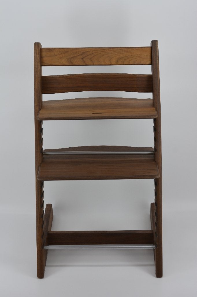 Stokke Tripp Trapp American Walnut — chaise Trip Trap, Envoi, Utilisé, Chaise évolutive, Coulissant