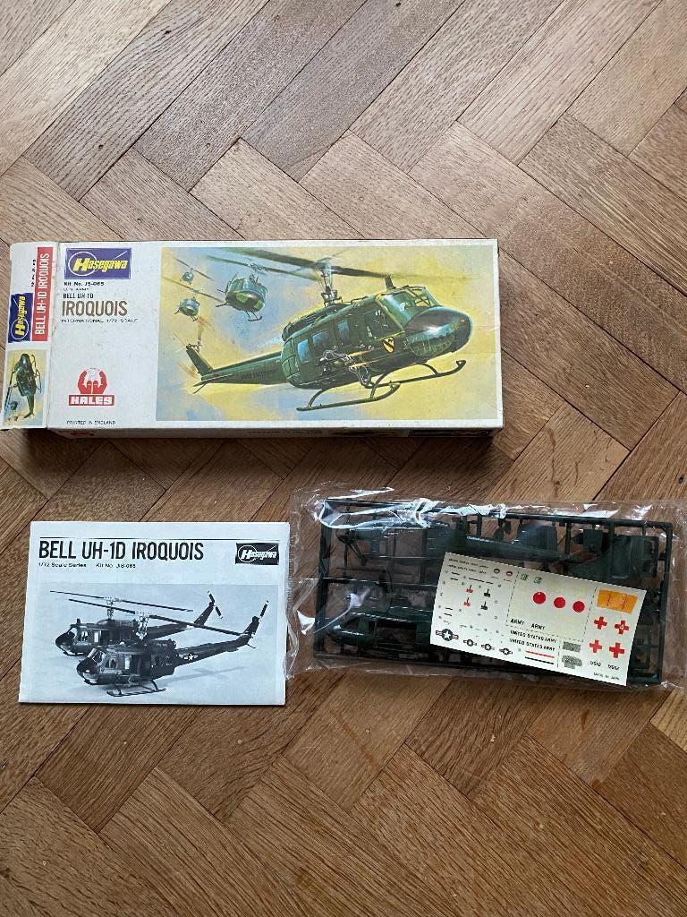 BELL UH-1D IROQUOIS - HASEGAWA - 1:72, Hobby & Loisirs créatifs, Modélisme | Avions & Hélicoptères, Neuf, Hasegawa, 1:72 à 1:144