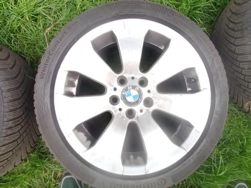 Pneus plus jantes bmw, Autos : Pièces & Accessoires, Pneus & Jantes, Enlèvement, Pneus hiver, Pneu(s)